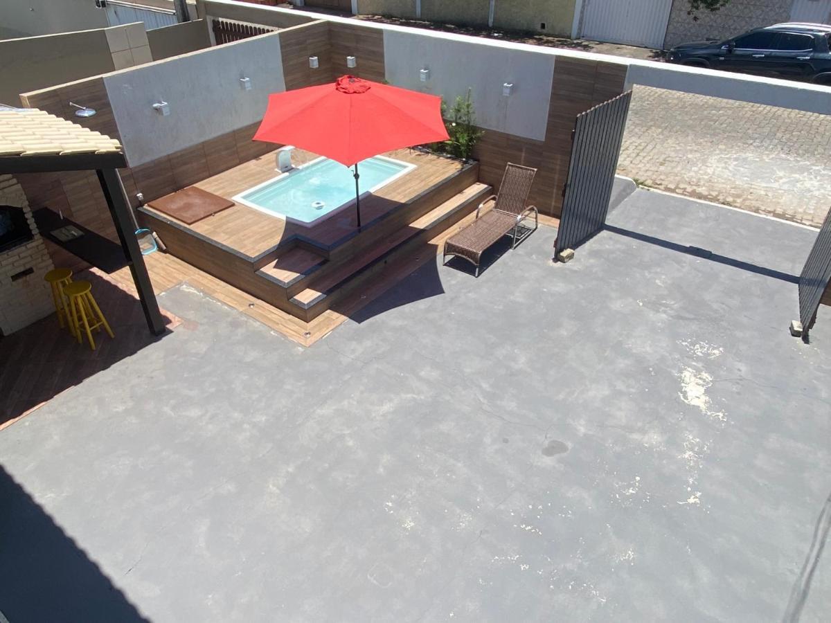 Excelente Casa Com Piscina, Ar Cond., Atafona Sjb Villa Sao Joao da Barra Exteriör bild